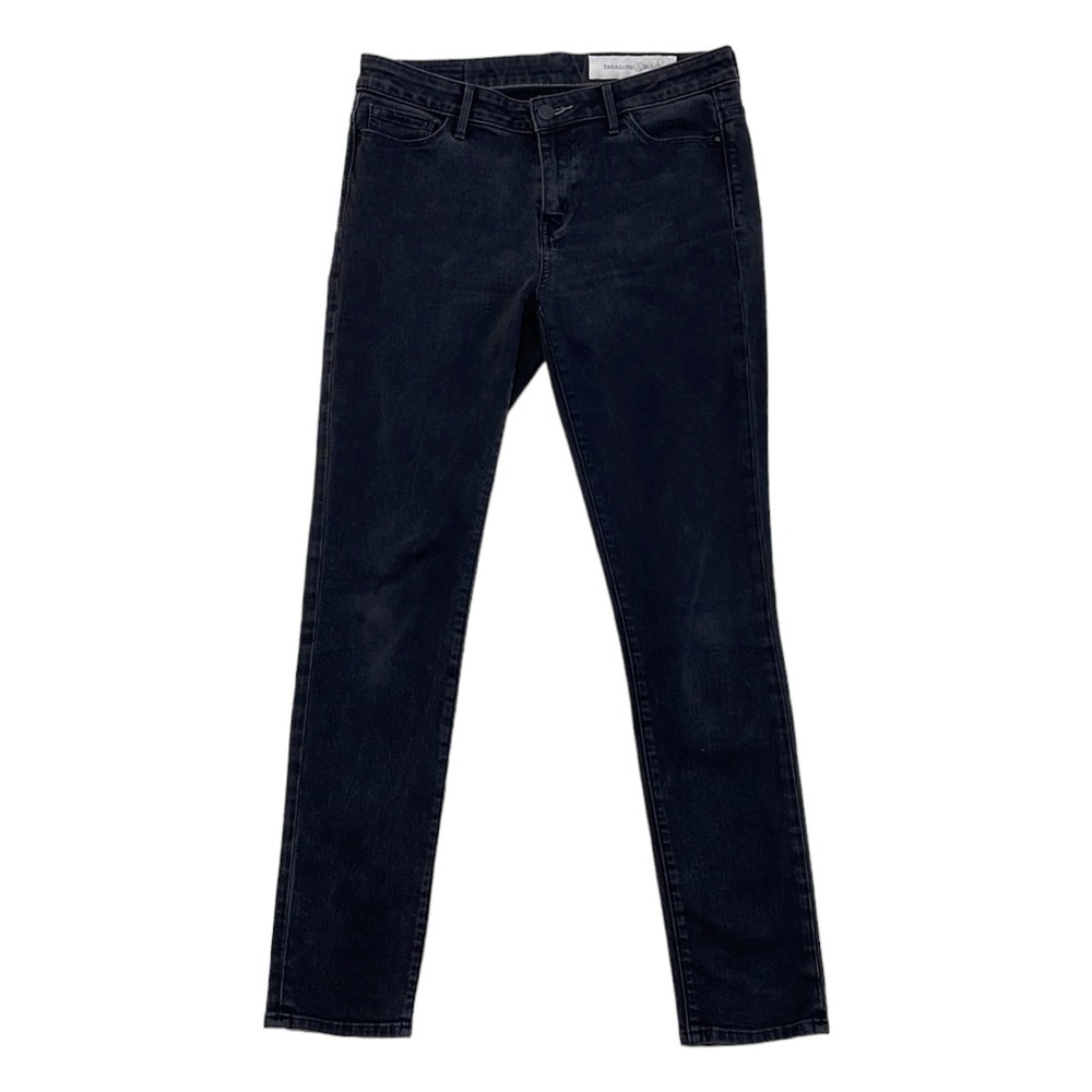 Treasure & Bond Jeans Skinny Faded Black Denim Size 29